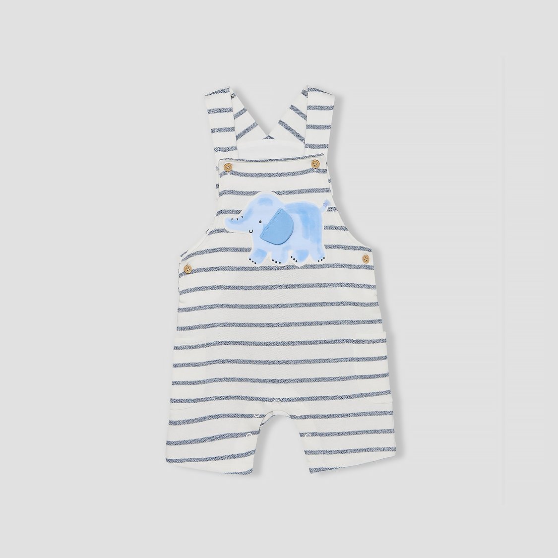 Juniors Printed Dungaree with T-shirt Set
