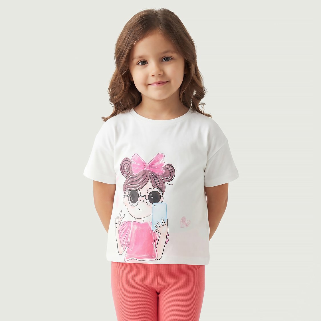 Juniors Graphic Print T-shirt