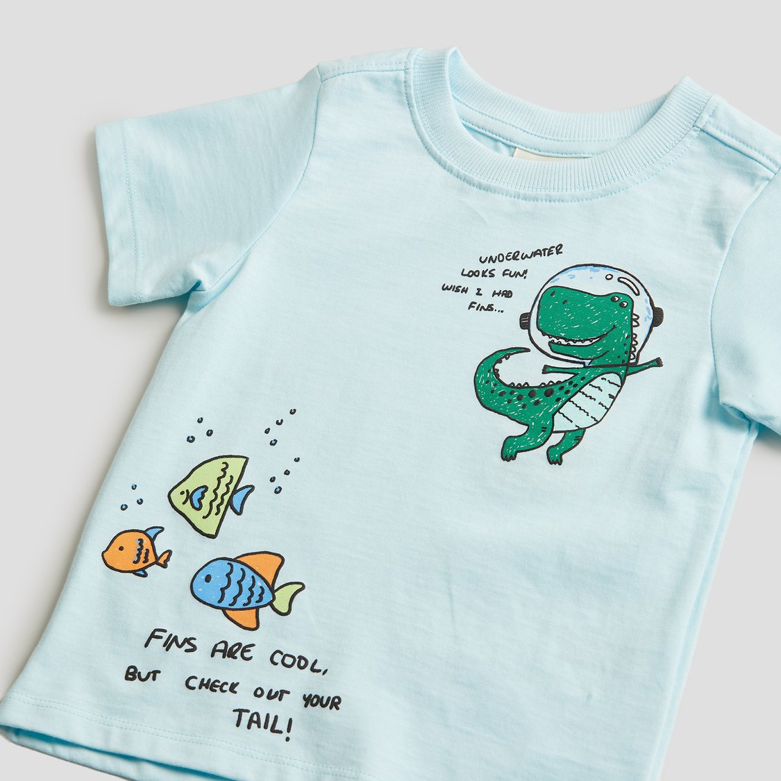 Juniors Dinosaur Print T-shirt