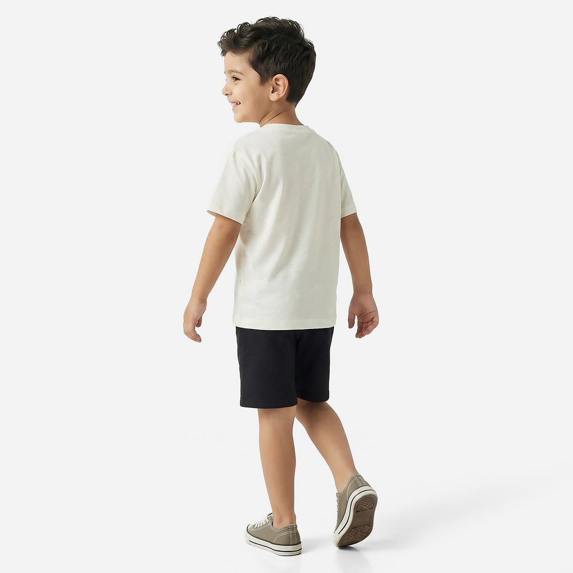 Juniors Embroidered T-shirt and Shorts Set