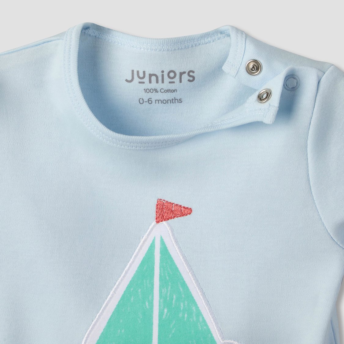 Juniors Applique T-shirt & Short Set