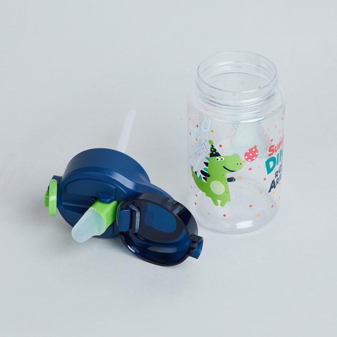 Juniors Dino Print Water Bottle Tritan - 450 ml
