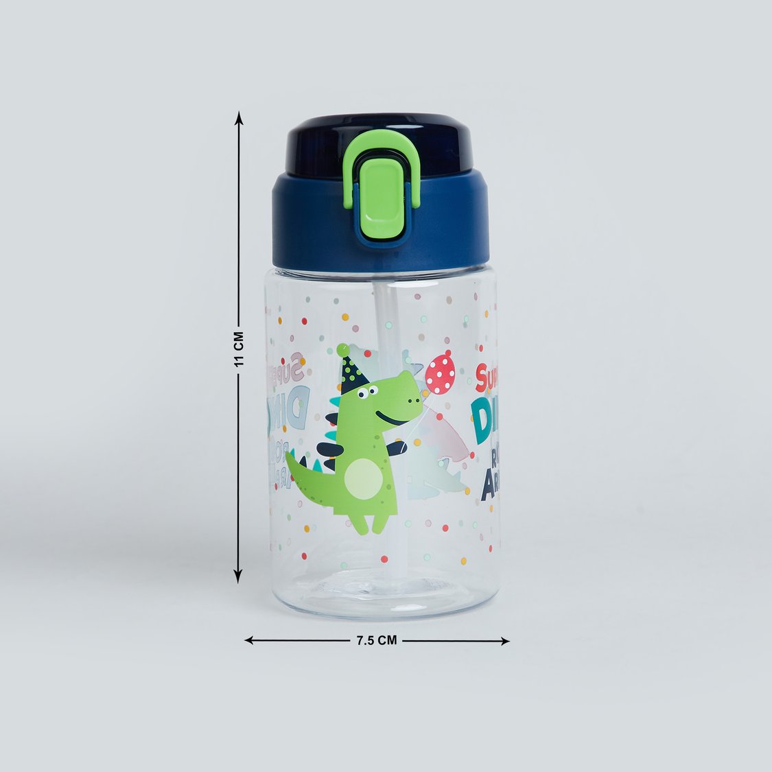 Juniors Dino Print Water Bottle Tritan - 450 ml