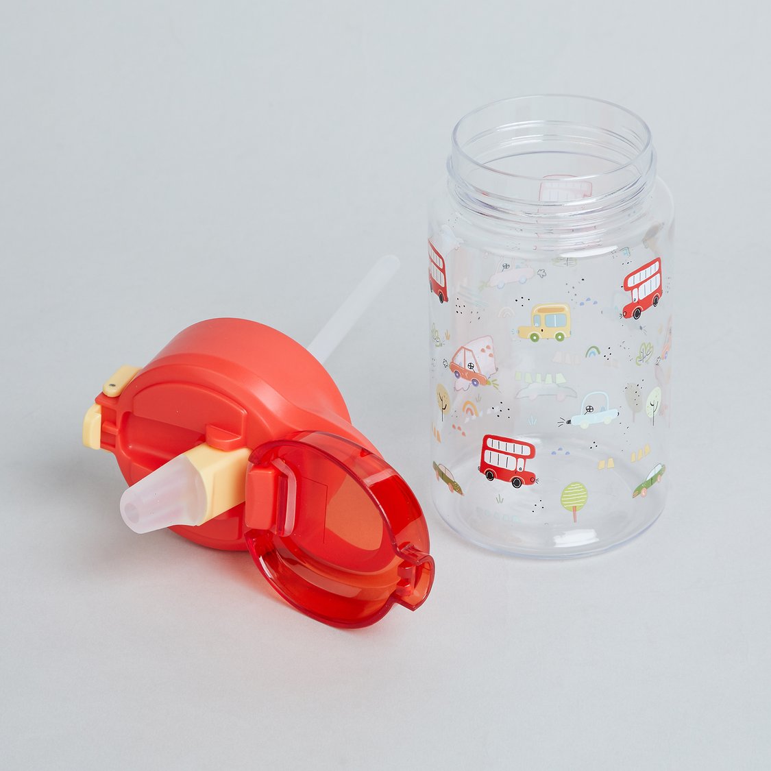 Juniors Vehicle Print Water Bottle Tritan - 450 ml