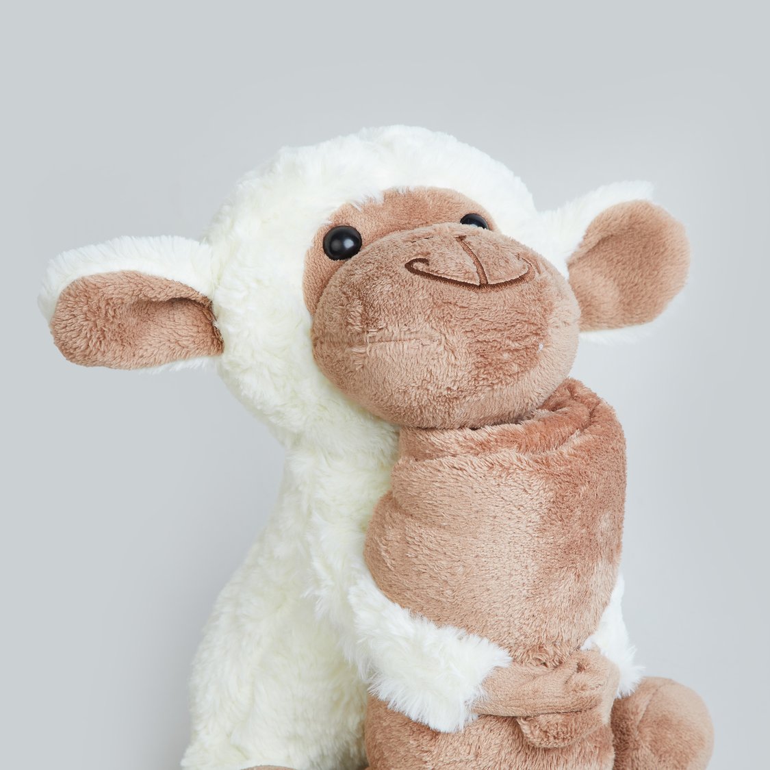 Juniors Blanket with Monkey Soft Toy