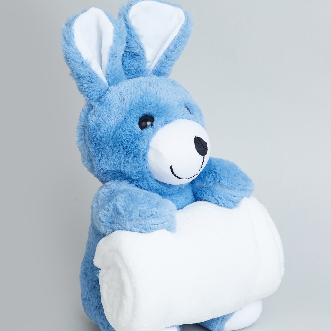 Juniors Blanket with Bunny Toy