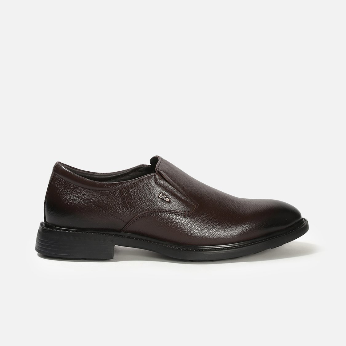 LEE COOPER Textured Leather Slip-On Formal Shoes