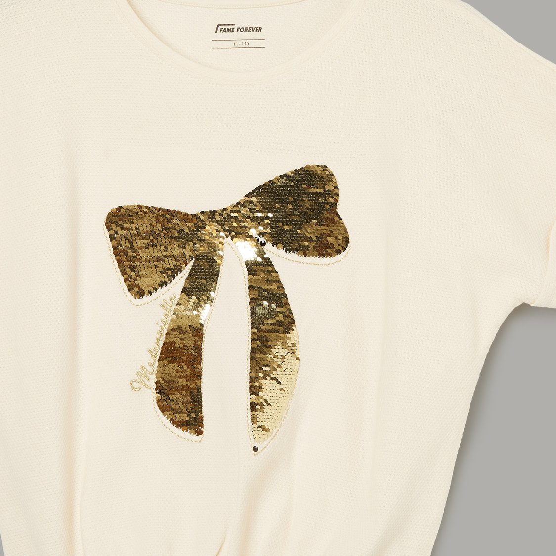 Buy FAME FOREVER Girls Sequinned Top from Fame Forever at just INR