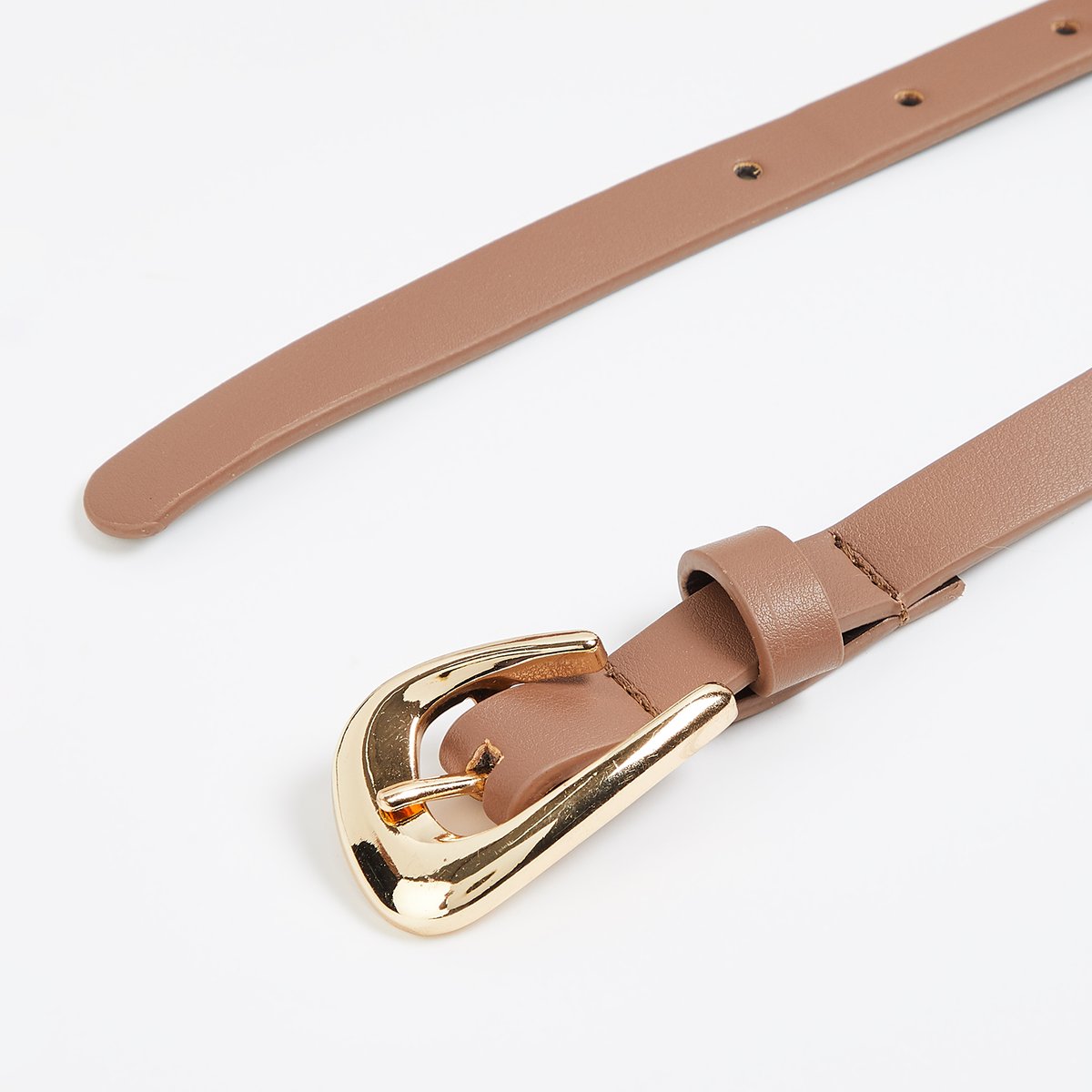 【新品未使用】 yilon Strap belt long bootsベージュ Buy Women Textured Belt Online at just Rs. 199.0 - 1000015575066