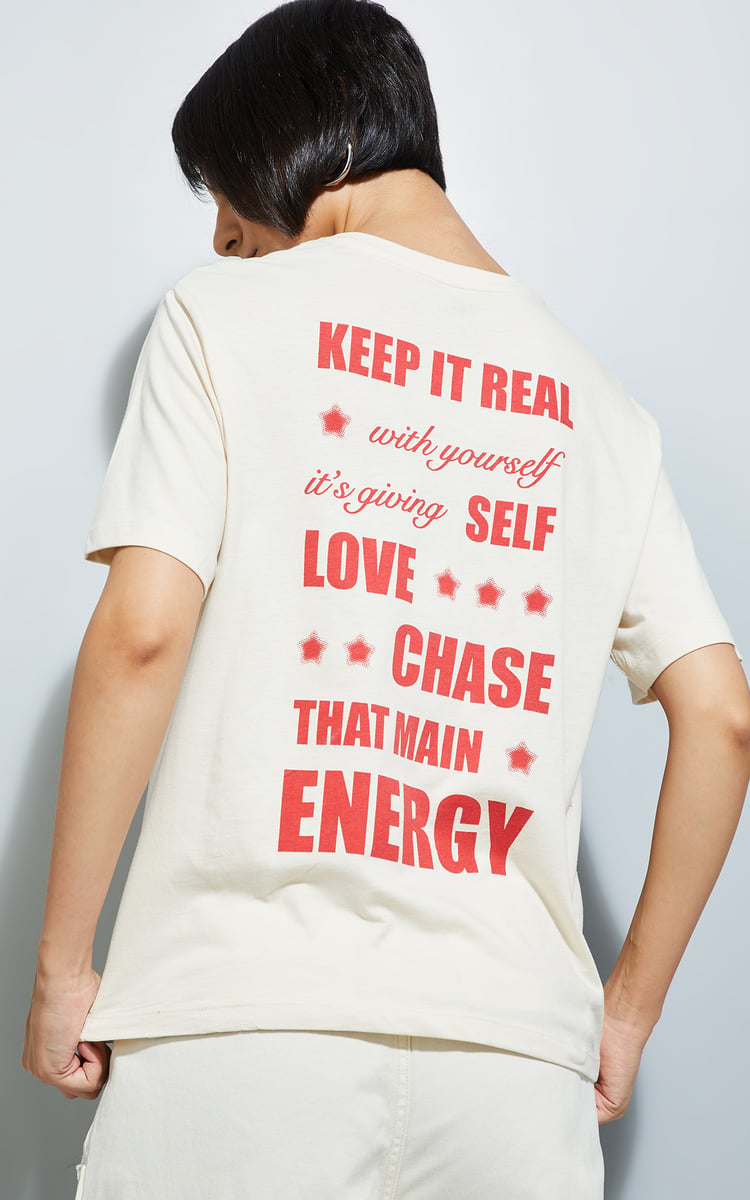 Buy URB_N Women Back Printed T-shirt - Pack of 2 Online at just Rs