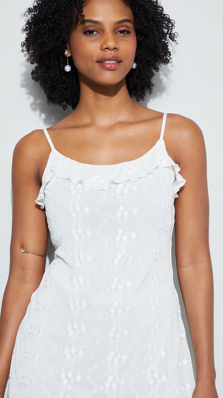 Fountain Lace Up Bow Dress Herlipto♡Jendaya Lace-Print Dress S