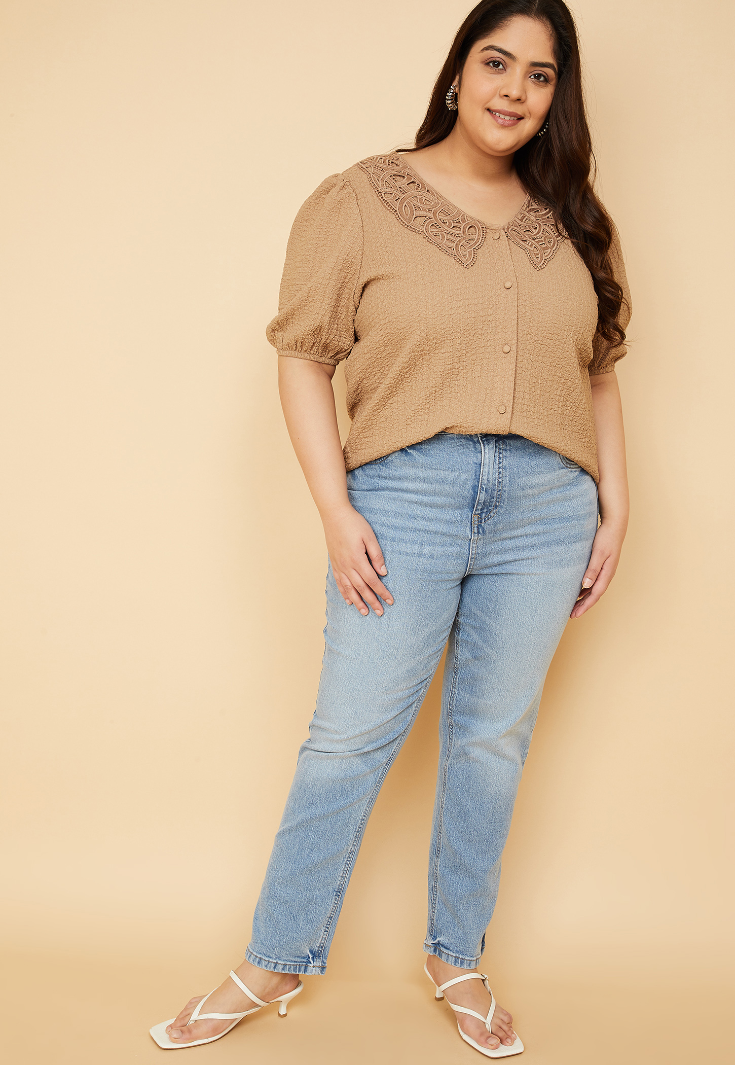 Buy Women Crinkled Top Online at just Rs. 899.0 - 1000016298284