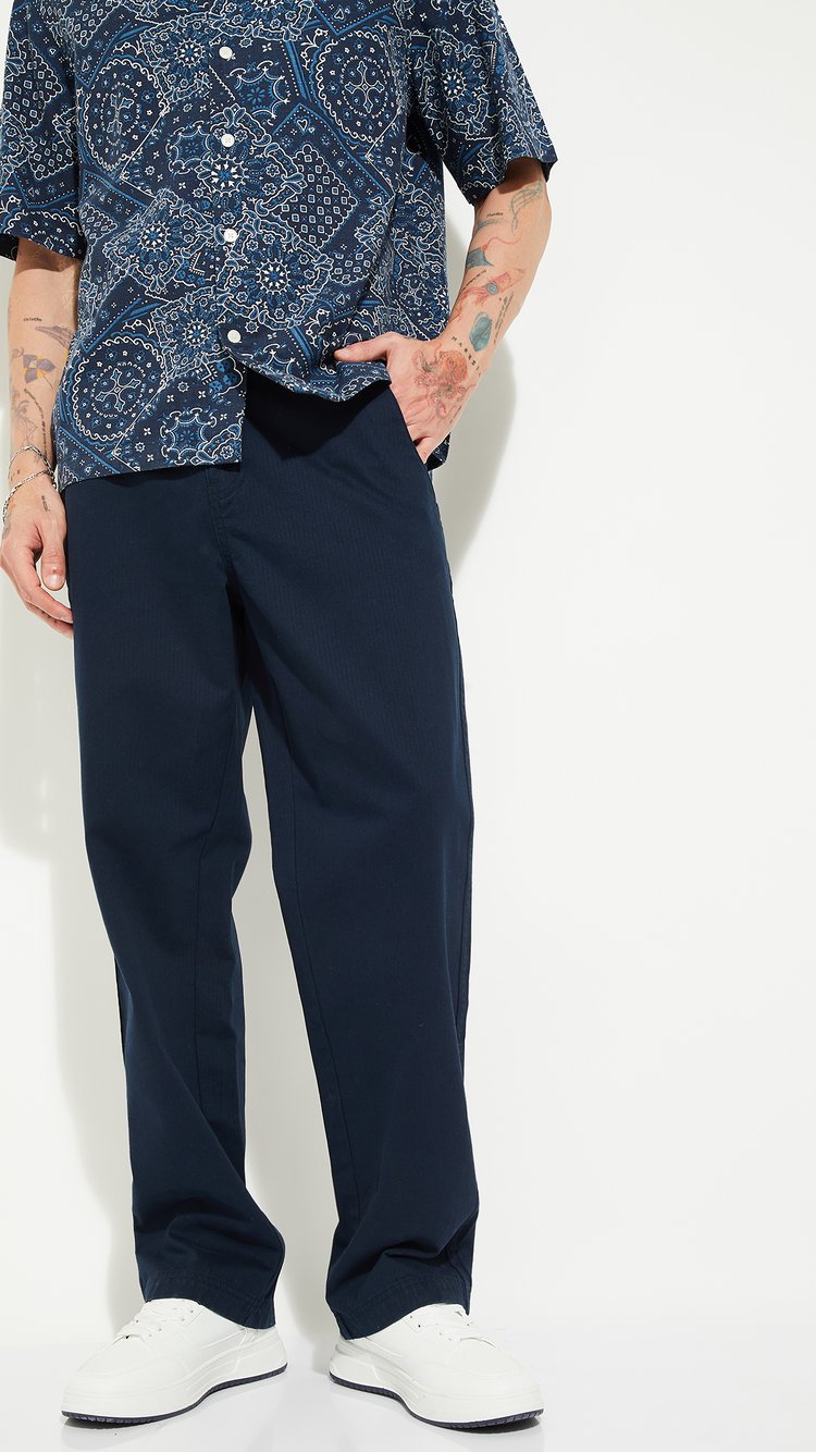 Buy URB_N Men Regular Fit Trousers Online at just Rs. 1299.0