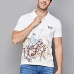 US POLO ASSN Printed Polo T-shirt - Image 1
