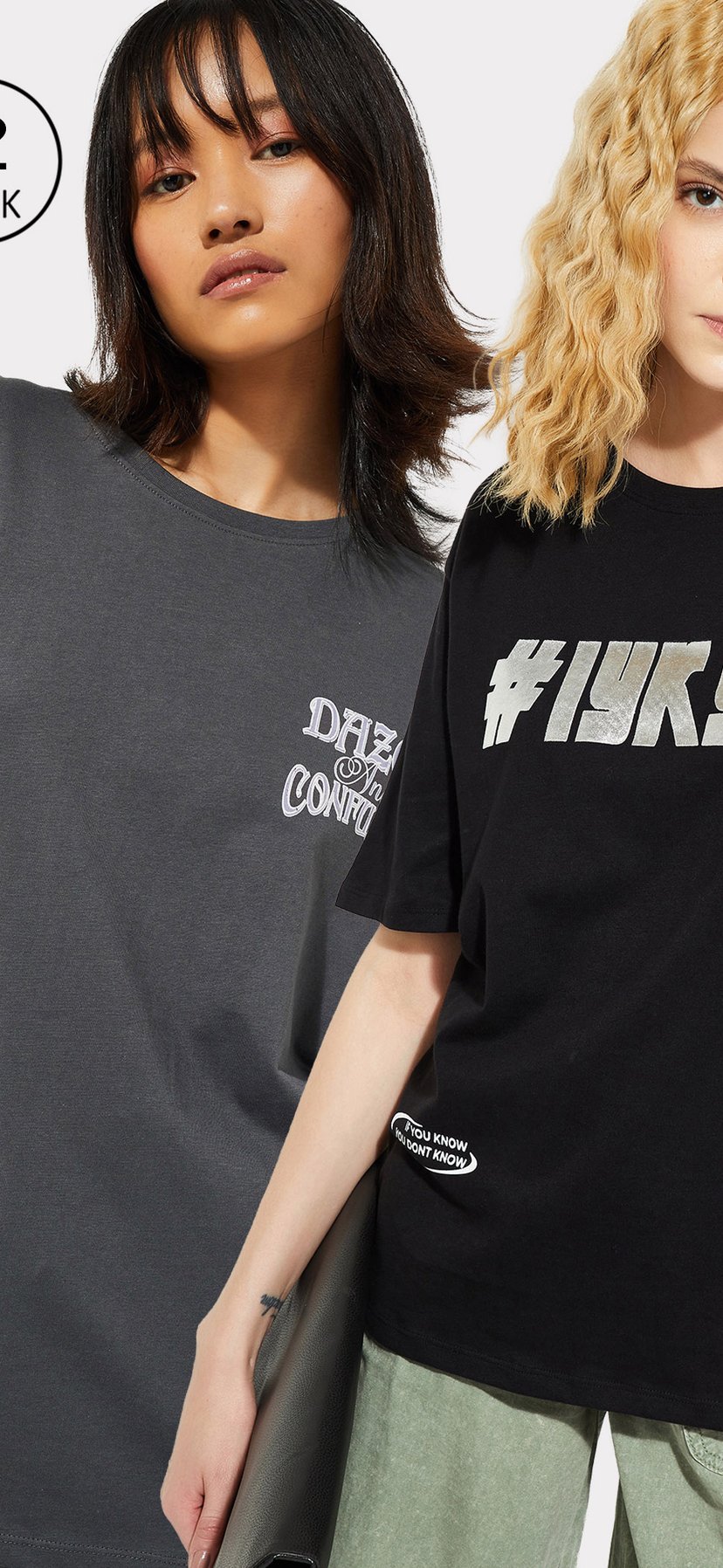 Buy URB_N Women Printed T-shirt - Pack of 2 Online at just Rs