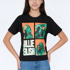 Billie Eilish 公式Tシャツ Girls Billie Eilish Printed T-shirt | T-shirts