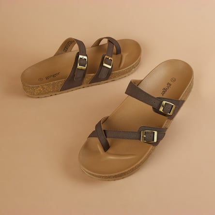 GINGER Solid Sandals