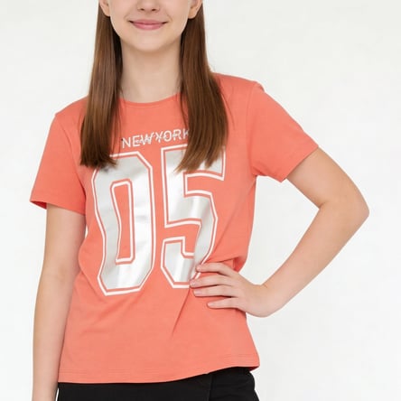FAME FOREVER Girls Graphic Print T-shirt