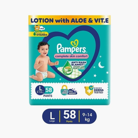 Pampers All-Round Protection Diaper Pants - Size L - 58 Pcs