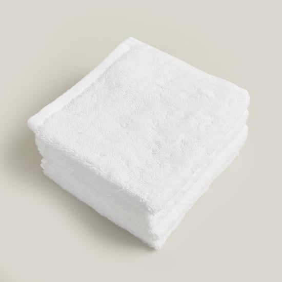 Juniors Solid Hand Towel - Pack of 4