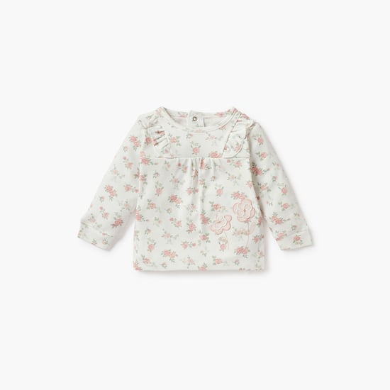 Giggles Floral Print T-shirt and Pyjama Set