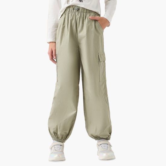 Juniors Solid Cargo Joggers