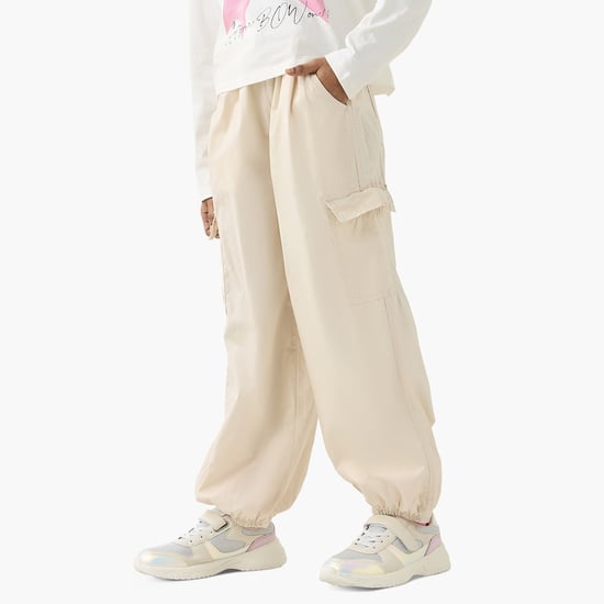 Juniors Solid Cargo Joggers