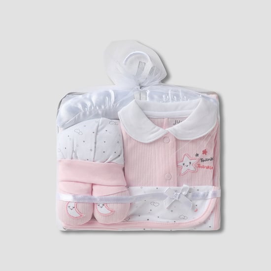 Juniors 5-Piece Textured Clothing Set