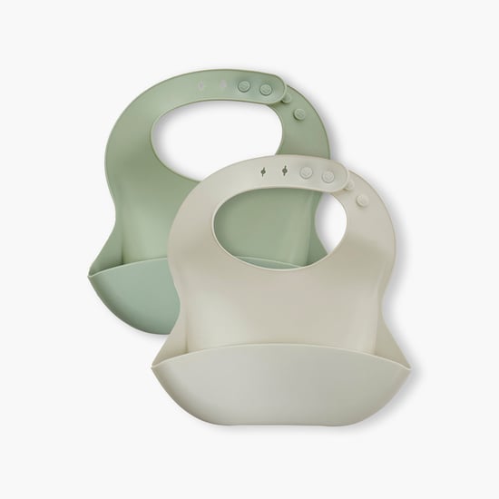Juniors Silicone Bibs - Set of 2