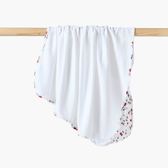 Juniors Cherry Print Receiving Blanket