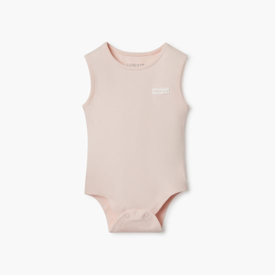 Juniors Printed Sleeveless Bodysuit - Set of 3