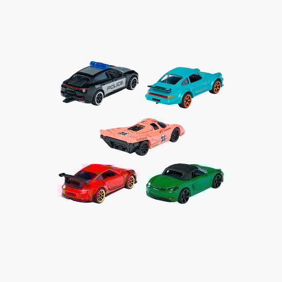 Majorette 5-Piece Porche Toy Car Gift Set