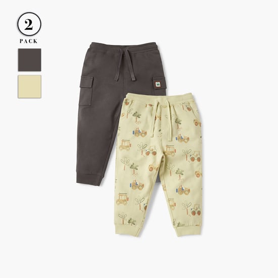 Juniors Assorted Joggers with Drawstring Closure - Set of 2