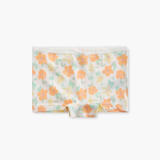Juniors Printed Boyshorts with Elasticated Waistband - Set of 5