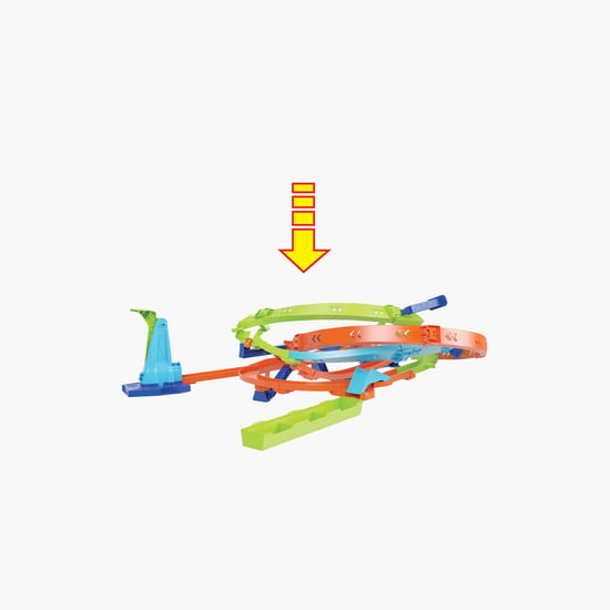 Hot Wheels Action Loop Cyclone Challenge Track Playset