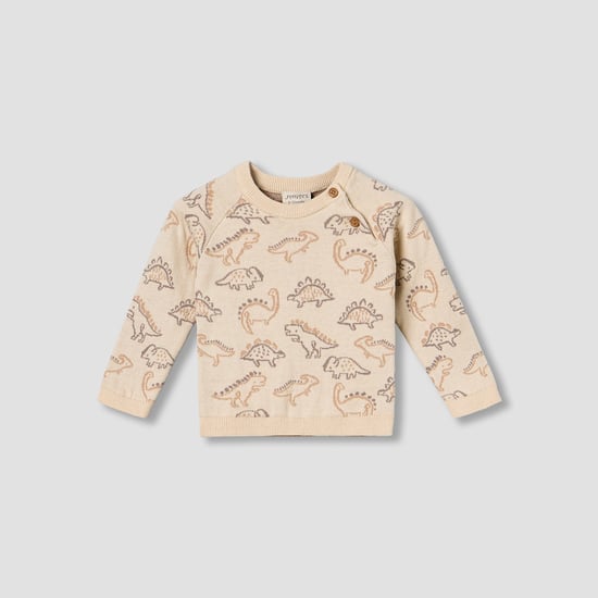 Juniors Dinosaur Print Sweater with Pants Set