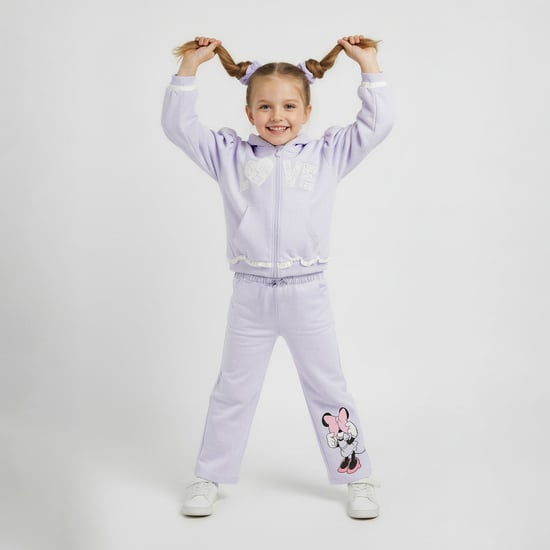 Minnie Mouse Print Joggers with Pockets