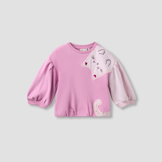 Juniors Applique Sweatshirt
