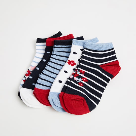 Juniors Assorted Ankle Length Socks - Set of 5