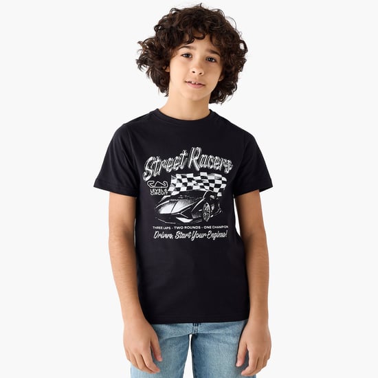 Juniors Graphic Print T-shirt