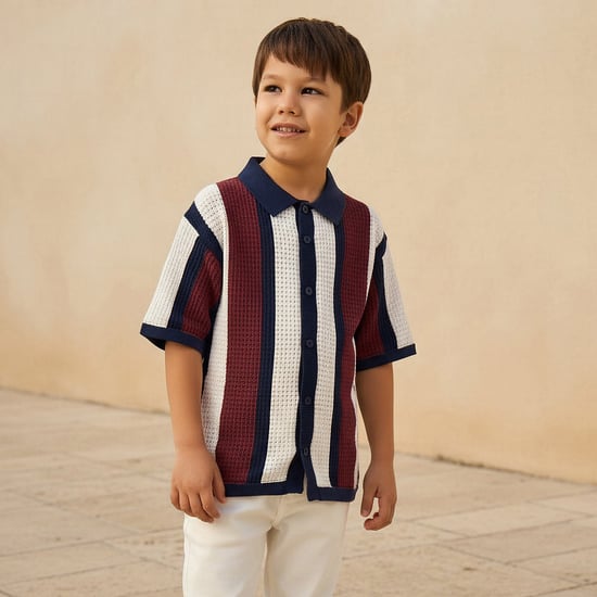 Juniors Striped Knit Shirt