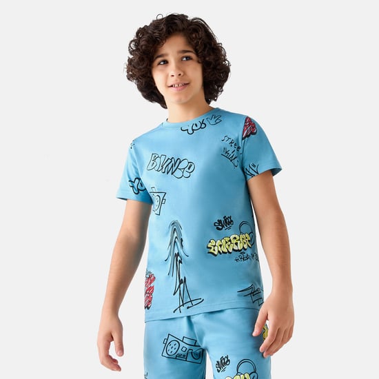 Juniors Graphic Print T-shirt
