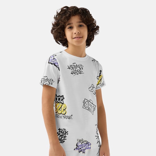 Juniors Printed T-shirt
