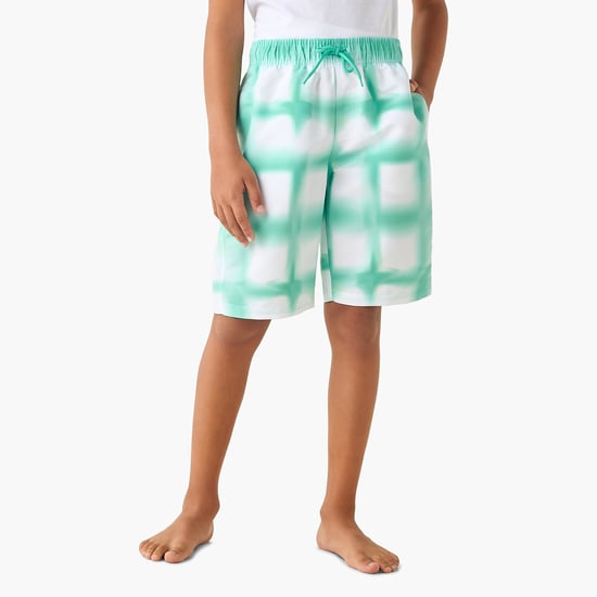 Juniors Tie & Dye Swim Shorts