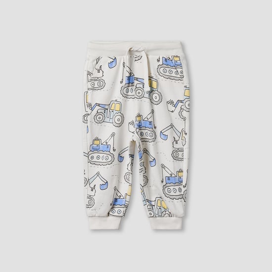 Juniors Vehicle Print Joggers with Drawstring Waistband