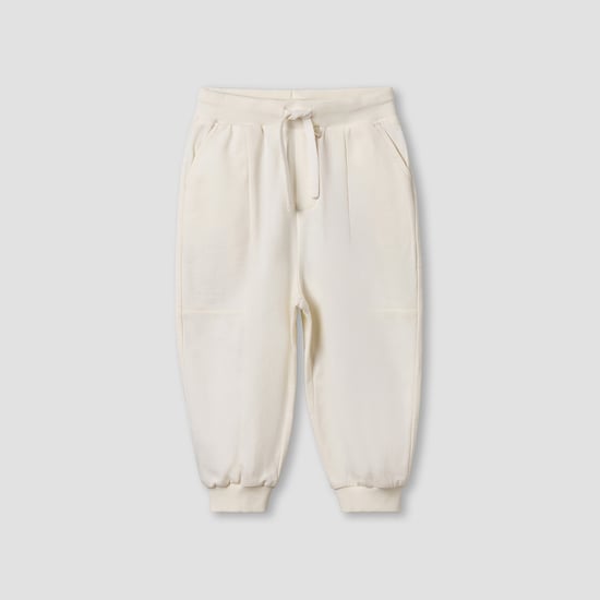 Juniors Solid Joggers with Drawstring Waistband