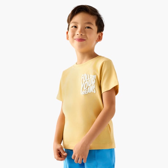 Juniors Placement Print T-shirt