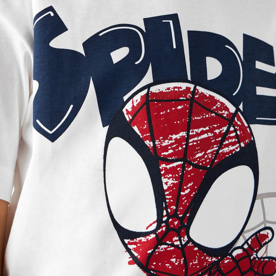 Juniors Spider-Man Print T-shirt