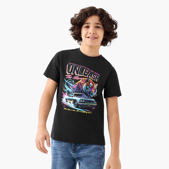 Juniors Graphic Print T-shirt