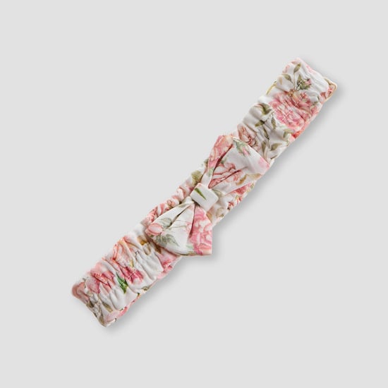 Giggles Floral Print Bow Headband